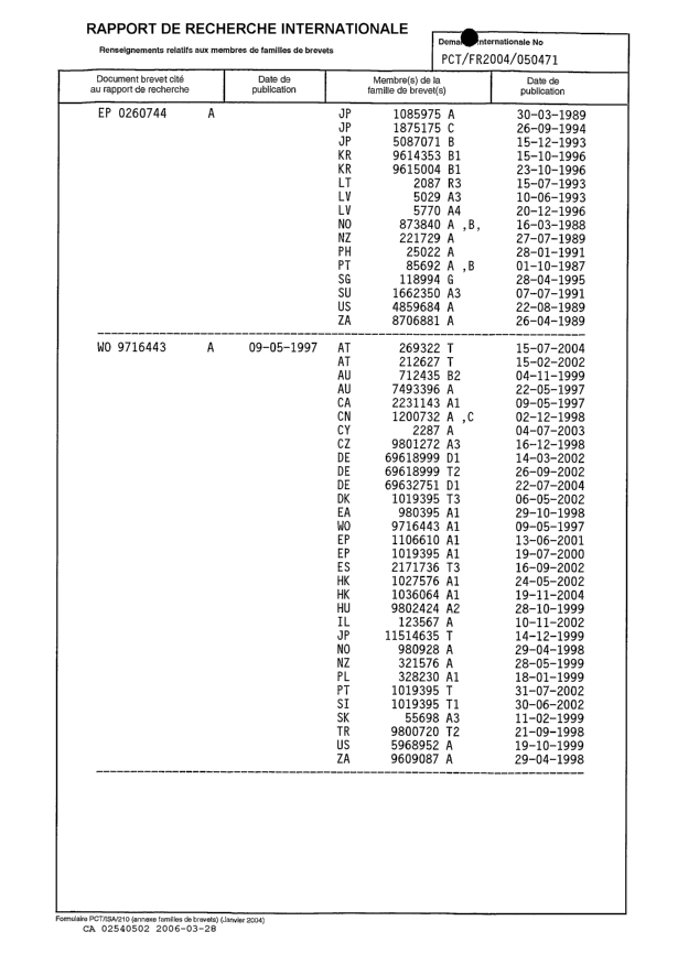 Document de brevet canadien 2540502. PCT 20060328. Image 4 de 4