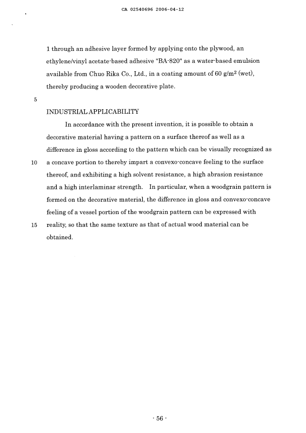 Canadian Patent Document 2540696. Description 20110428. Image 56 of 56