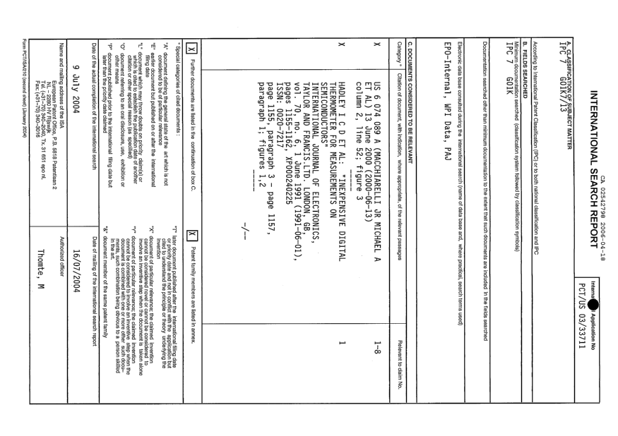 Document de brevet canadien 2542798. PCT 20060418. Image 1 de 3