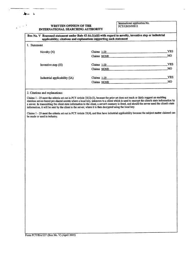 Document de brevet canadien 2548229. PCT 20060607. Image 5 de 5