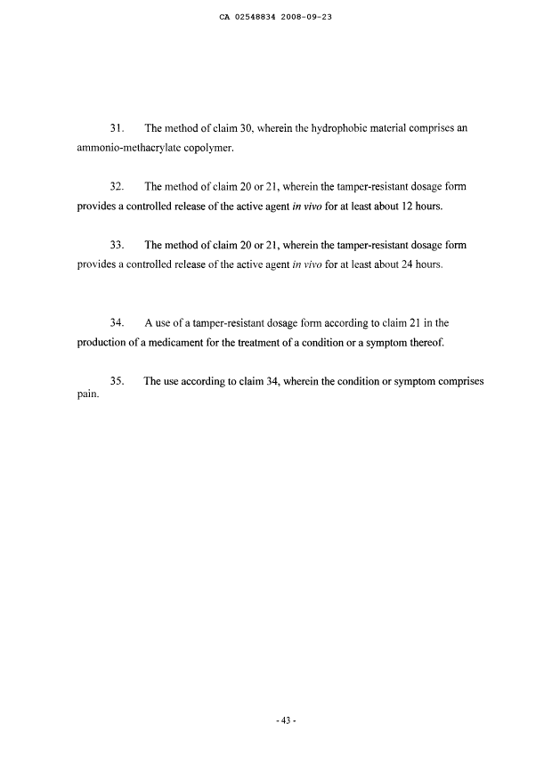 Canadian Patent Document 2548834. Prosecution-Amendment 20071223. Image 84 of 85