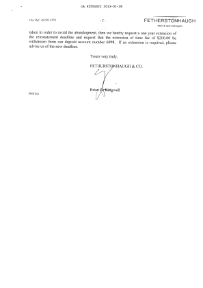 Document de brevet canadien 2551022. Correspondance 20121228. Image 2 de 2