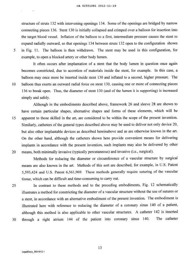 Canadian Patent Document 2551081. Description 20121119. Image 13 of 14
