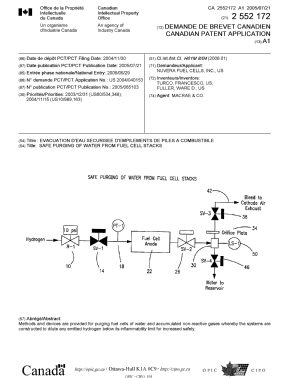 Document de brevet canadien 2552172. Page couverture 20060907. Image 1 de 1