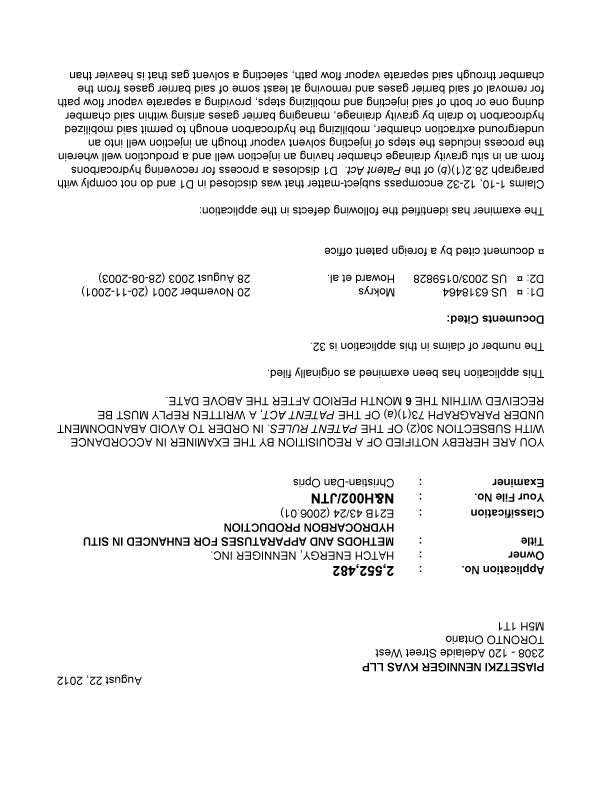 Canadian Patent Document 2552482. Prosecution-Amendment 20111222. Image 1 of 2