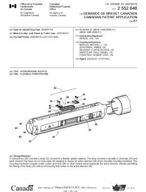 Document de brevet canadien 2552648. Page couverture 20070201. Image 1 de 1