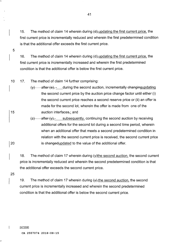 Canadian Patent Document 2557074. Reinstatement 20180815. Image 20 of 20
