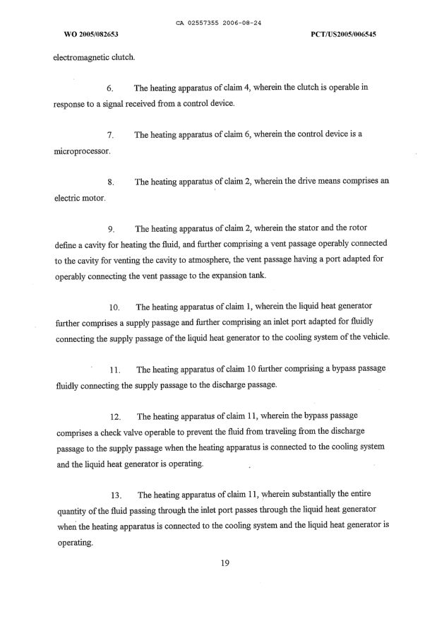Document de brevet canadien 2557355. Revendications 20060824. Image 2 de 10