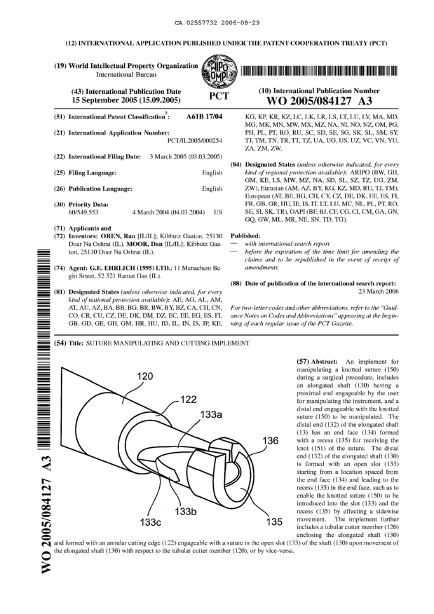 Document de brevet canadien 2557732. Abrégé 20060829. Image 1 de 1