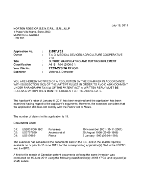 Canadian Patent Document 2557732. Prosecution-Amendment 20110718. Image 1 of 3