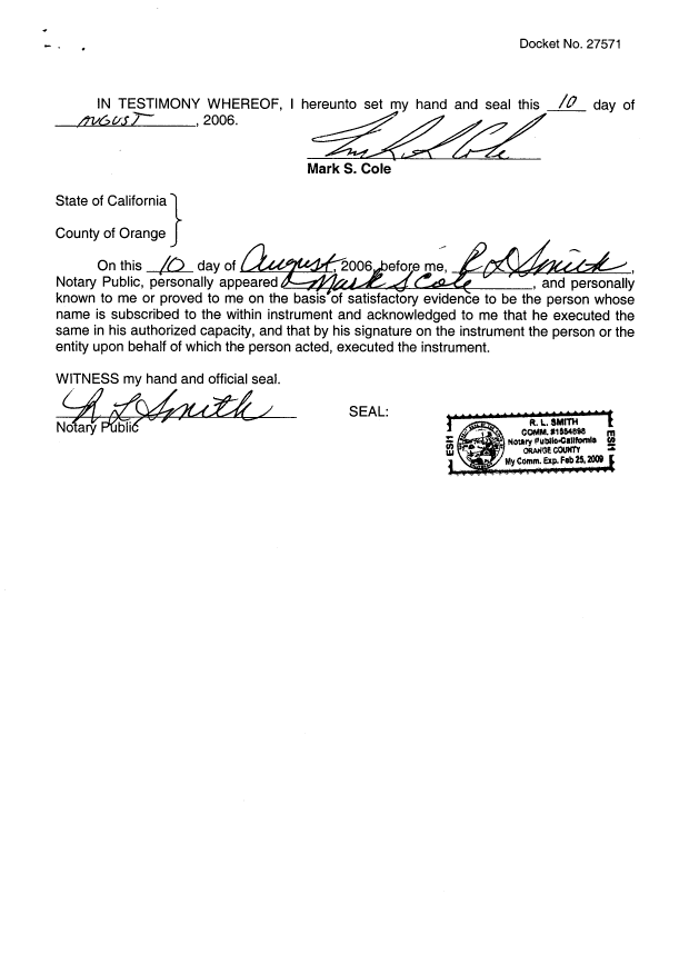 Document de brevet canadien 2557967. Cession 20061002. Image 5 de 5