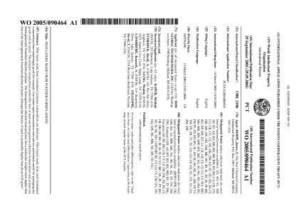 Document de brevet canadien 2558005. Abrégé 20051230. Image 1 de 1