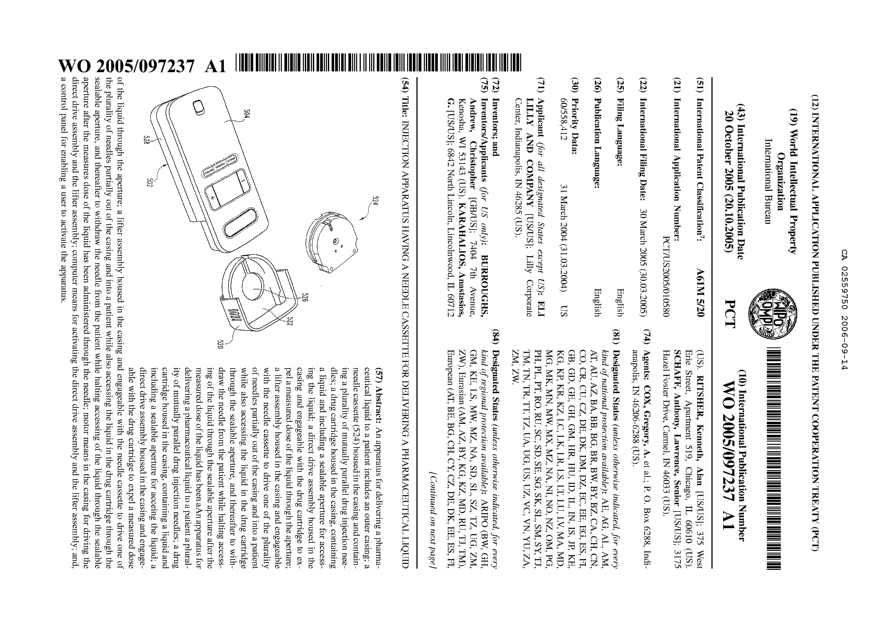 Document de brevet canadien 2559750. Abrégé 20060914. Image 1 de 2