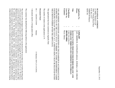 Canadian Patent Document 2560349. Prosecution-Amendment 20111213. Image 1 of 2