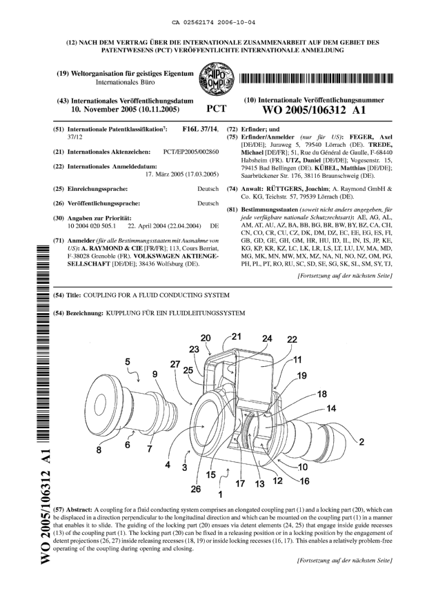 Canadian Patent Document 2562174. PCT 20061004. Image 3 of 4