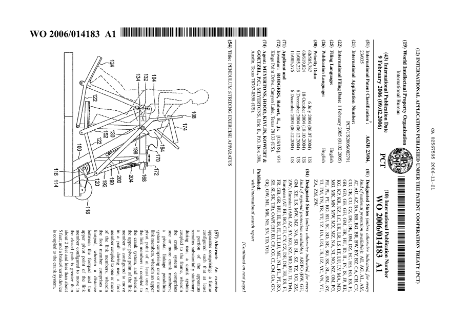 Document de brevet canadien 2567595. Abrégé 20061121. Image 1 de 2