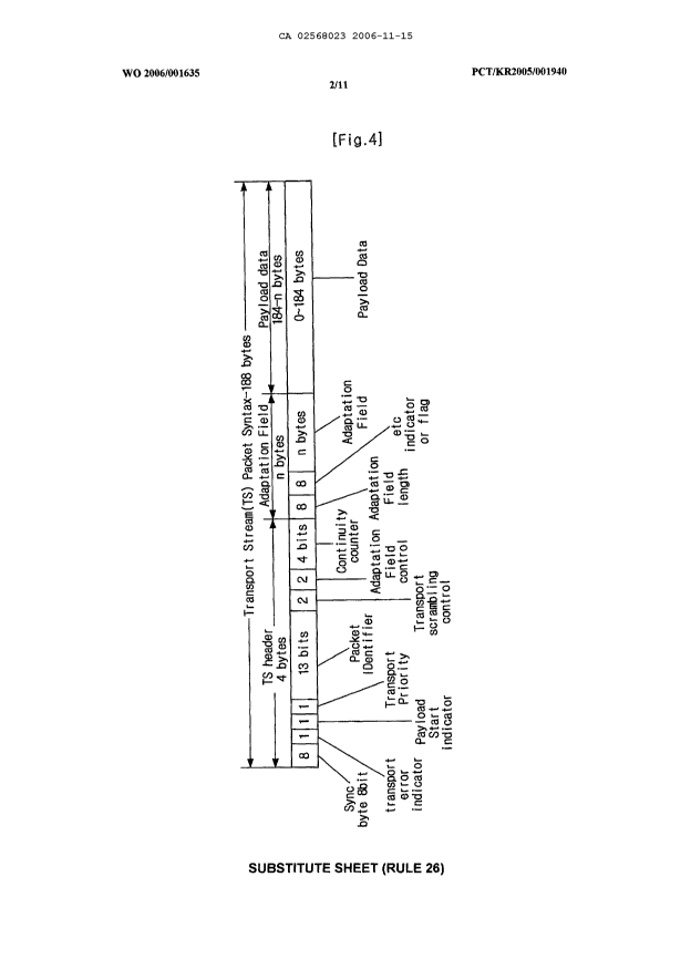 Document de brevet canadien 2568023. Dessins 20061115. Image 2 de 11