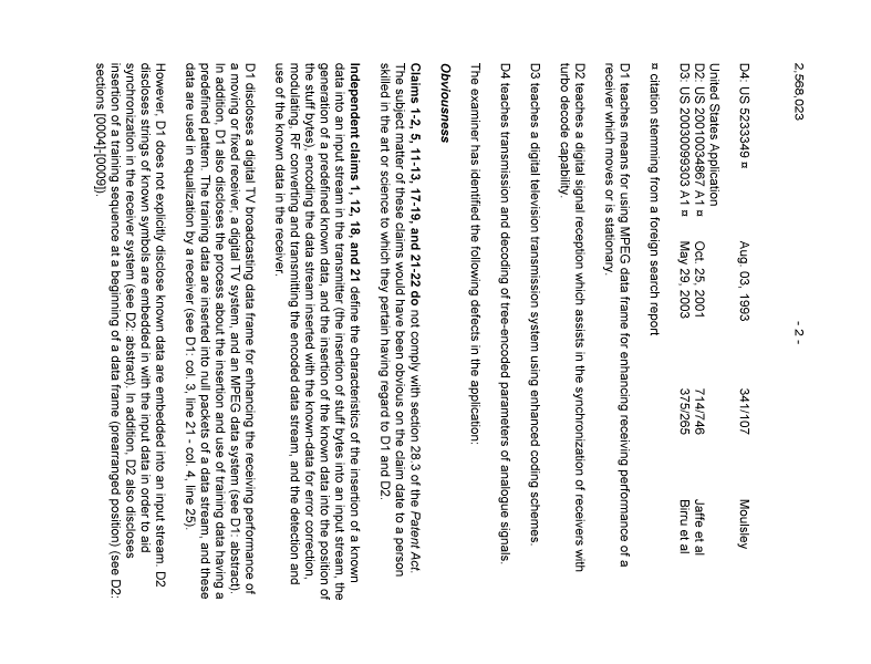 Canadian Patent Document 2568023. Prosecution-Amendment 20100302. Image 2 of 4