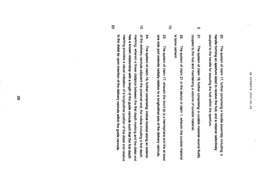 Document de brevet canadien 2568374. Poursuite-Amendment 20110524. Image 11 de 11
