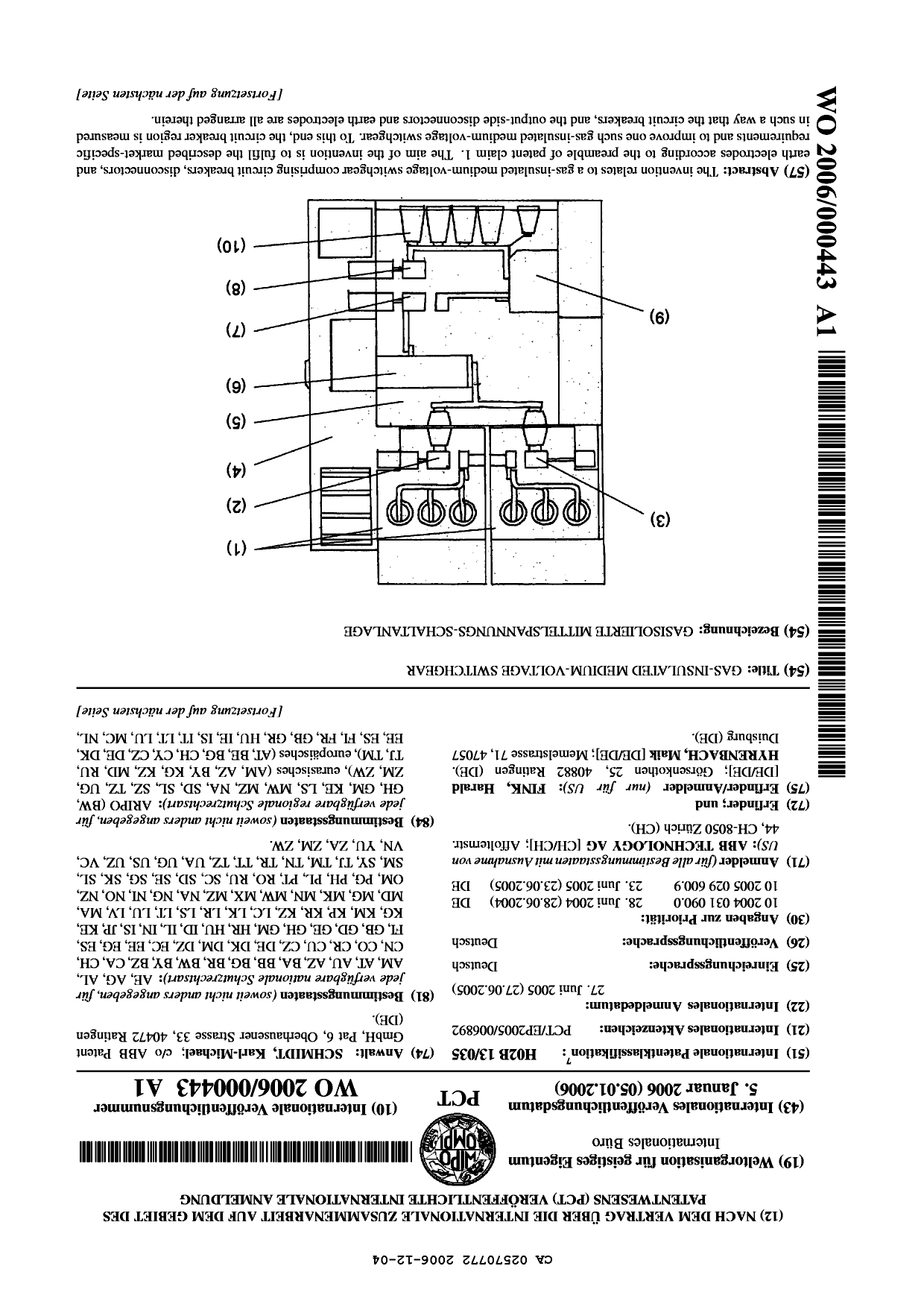 Canadian Patent Document 2570772. Abstract 20051204. Image 1 of 2