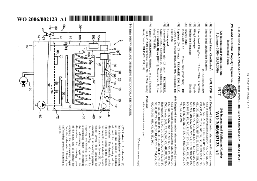 Document de brevet canadien 2571077. Abrégé 20061218. Image 1 de 2