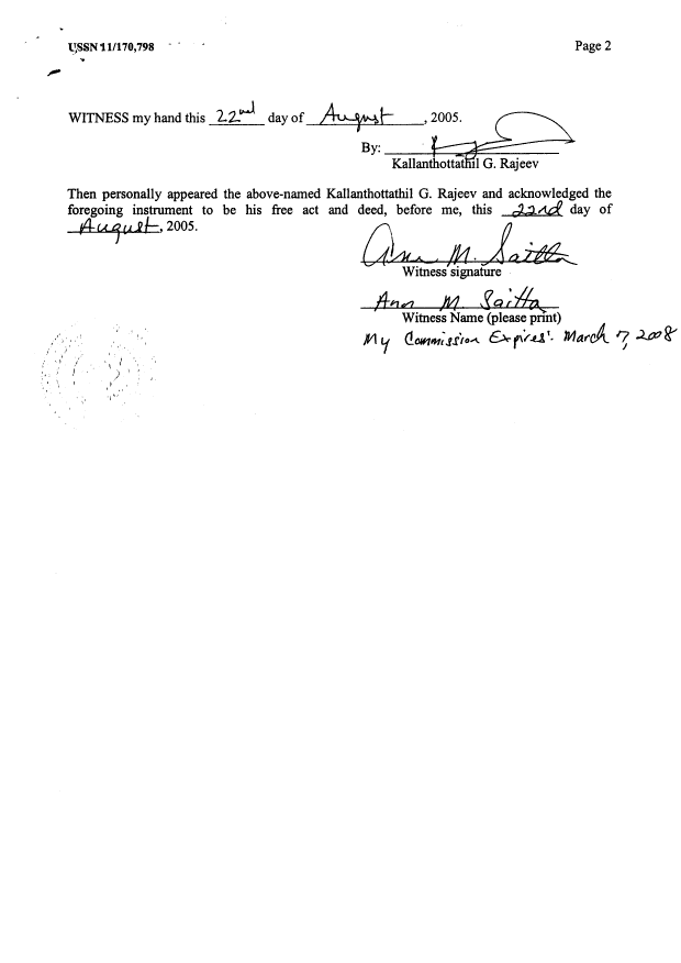 Document de brevet canadien 2572151. Cession 20080108. Image 3 de 3