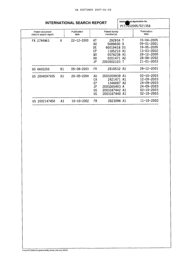 Document de brevet canadien 2572800. PCT 20070103. Image 16 de 16