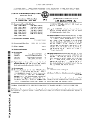 Document de brevet canadien 2573138. Abrégé 20070105. Image 1 de 1