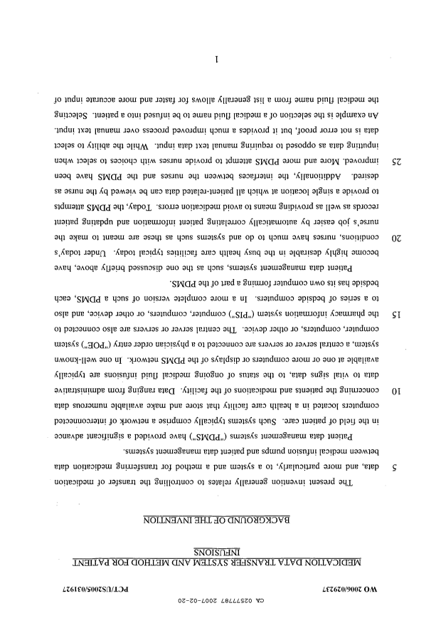 Document de brevet canadien 2577787. Description 20121208. Image 1 de 21