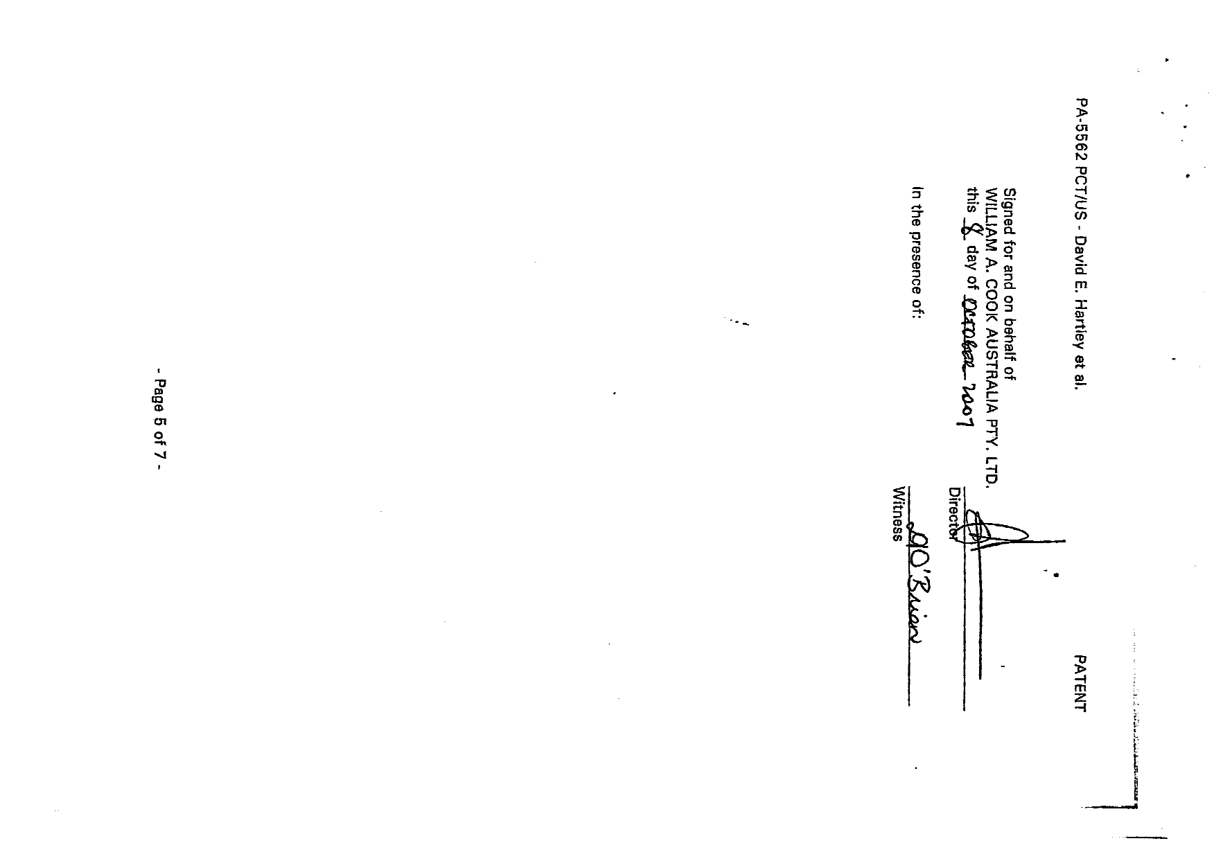 Canadian Patent Document 2580952. Assignment 20080220. Image 9 of 9