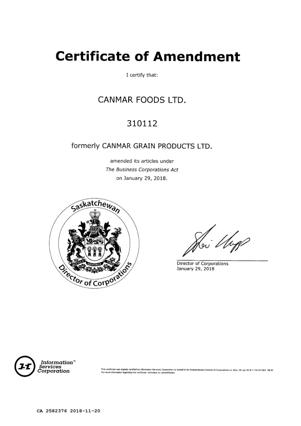 Document de brevet canadien 2582376. Cession 20171220. Image 6 de 6