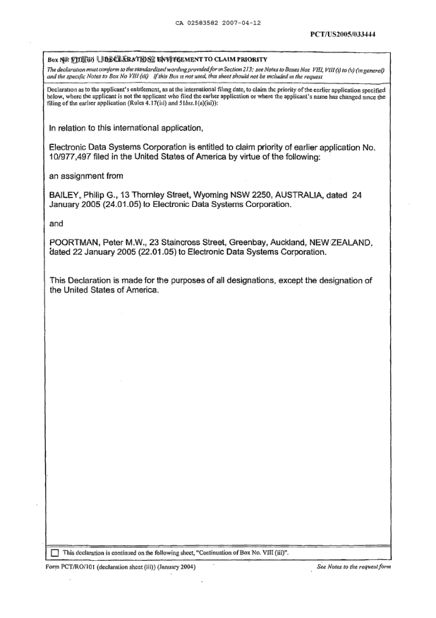 Document de brevet canadien 2583582. PCT 20070412. Image 5 de 5