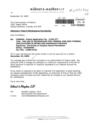 Document de brevet canadien 2594277. Taxes 20090925. Image 1 de 1