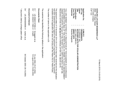 Canadian Patent Document 2598512. Prosecution-Amendment 20150310. Image 1 of 5