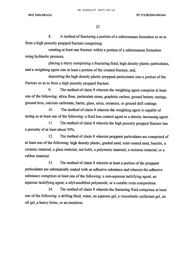 Document de brevet canadien 2601127. Revendications 20070912. Image 2 de 3