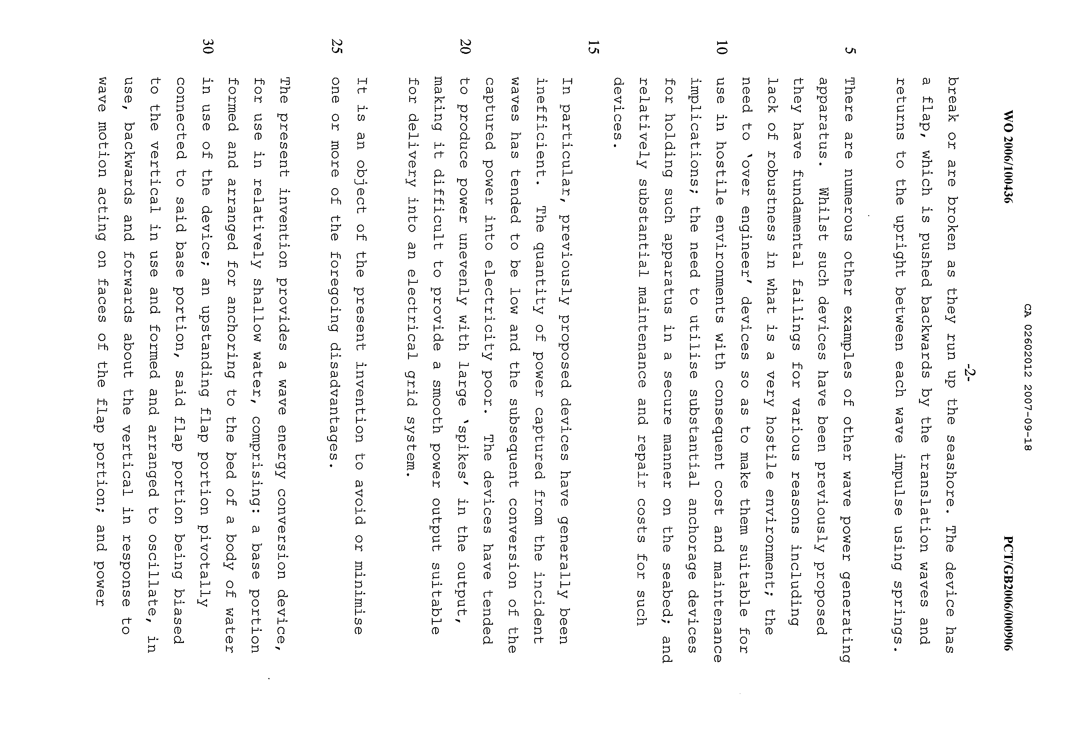 Document de brevet canadien 2602012. Description 20101223. Image 2 de 25