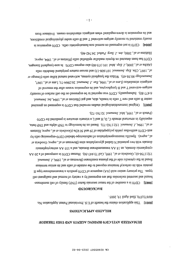 Document de brevet canadien 2605507. Description 20141202. Image 1 de 101