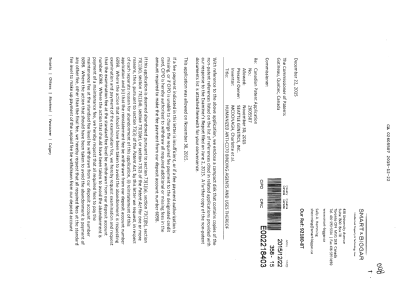 Document de brevet canadien 2605507. Poursuite-Amendment 20141222. Image 1 de 2