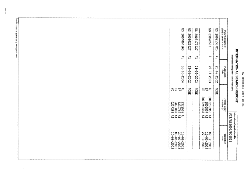 Document de brevet canadien 2606052. PCT 20061224. Image 4 de 4