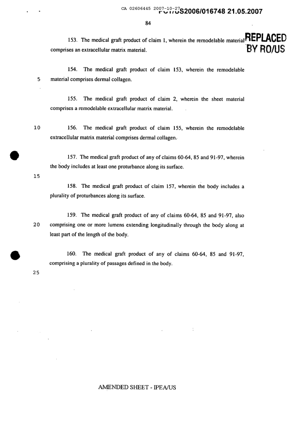Document de brevet canadien 2606445. PCT 20071027. Image 25 de 25