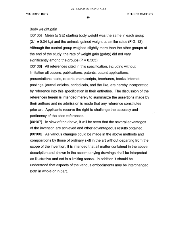 Document de brevet canadien 2606515. Description 20071026. Image 40 de 40