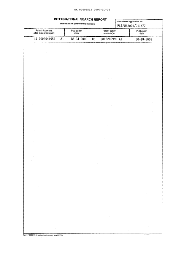 Document de brevet canadien 2606515. PCT 20071026. Image 7 de 7