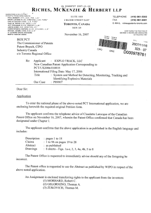 Document de brevet canadien 2608727. Cession 20071116. Image 1 de 11