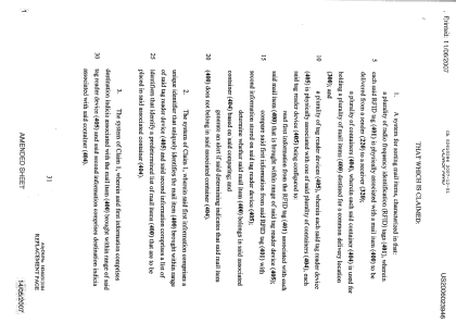 Document de brevet canadien 2610286. Revendications 20061201. Image 1 de 5