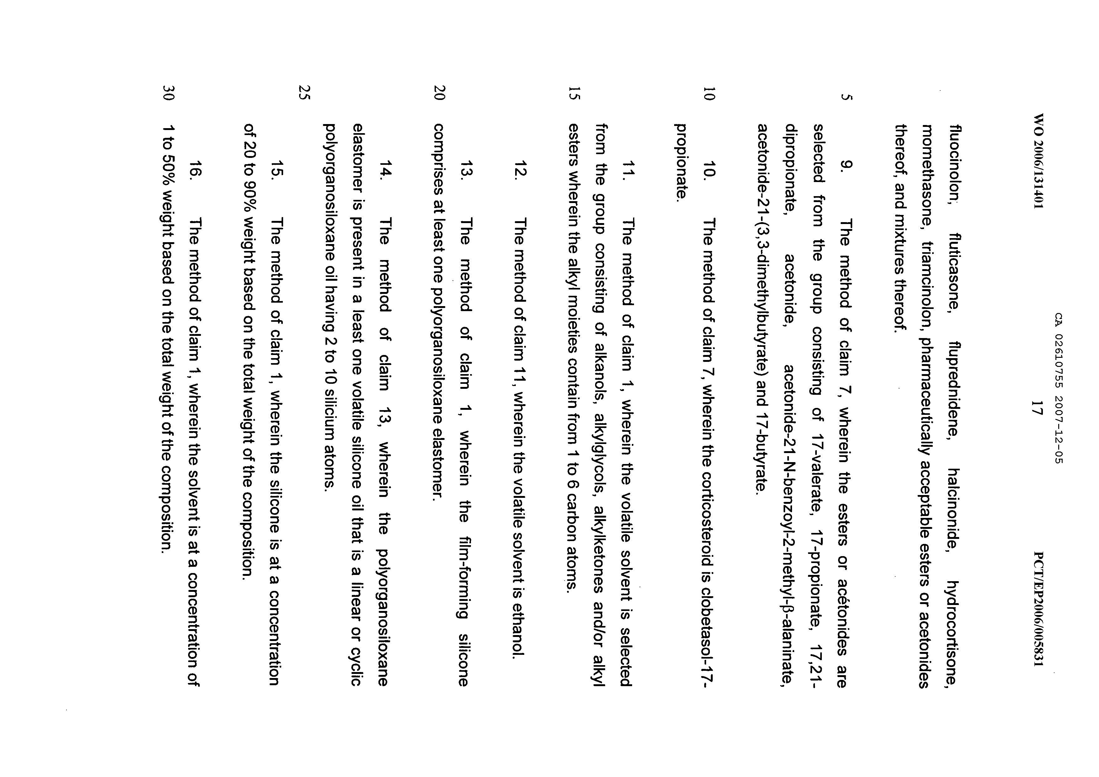 Canadian Patent Document 2610755. Claims 20061205. Image 2 of 3