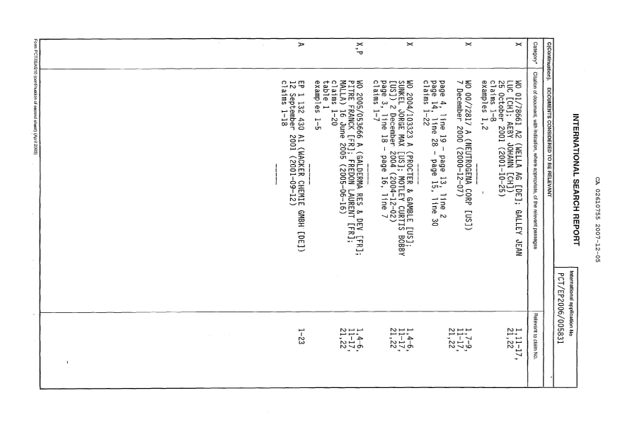 Canadian Patent Document 2610755. PCT 20061205. Image 2 of 4