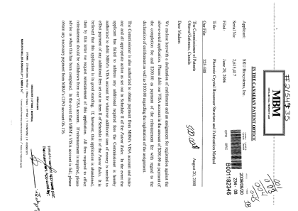 Canadian Patent Document 2615417. Correspondence 20071220. Image 1 of 3
