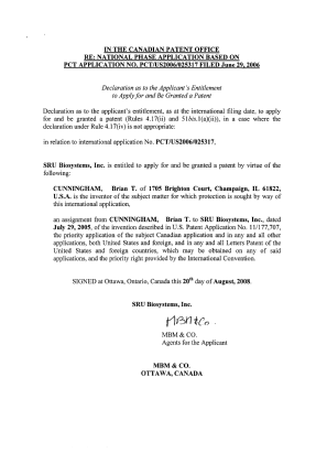 Document de brevet canadien 2615417. Correspondance 20071220. Image 3 de 3