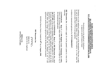 Canadian Patent Document 2615417. Correspondence 20071220. Image 3 of 3