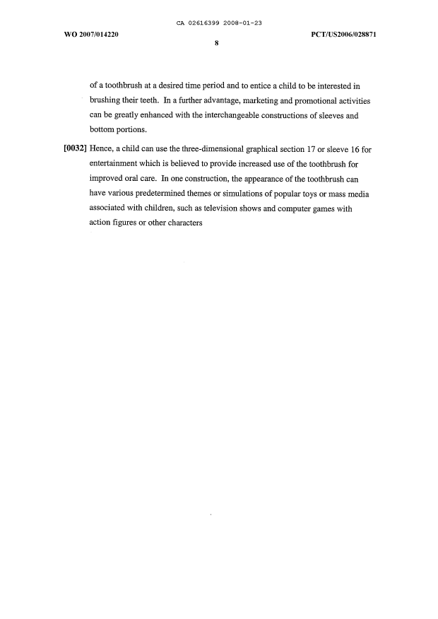 Canadian Patent Document 2616399. Description 20100713. Image 9 of 9